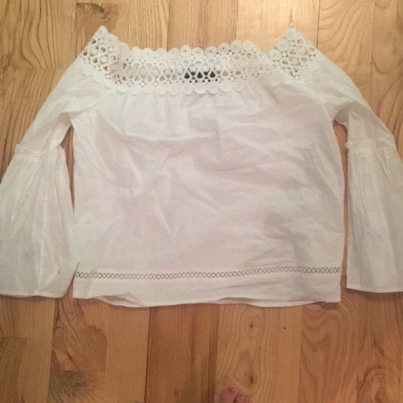 White off the shoulder top. - Picture 1 of 1